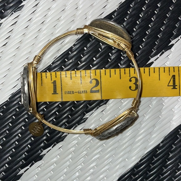 •BOURBON & BOWTIES•PEWTER & SILVER CHEIFT INDIAN EST.2013 BANGLE BRACELET EUC - Picture 9 of 9